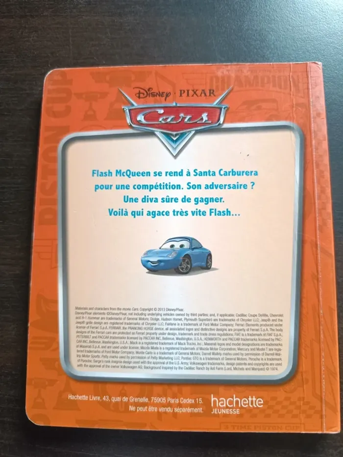 Livre cartonné CARS: LA COURSE À LA GLOIRE - photo numéro 4