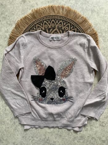 Pull fin fille H&M lapin