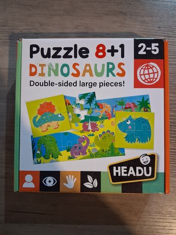 Puzzles dinosaures double face