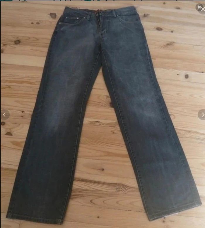 🤩 sublime jean JULES 40 en coton gris très sympa et intemporel - photo numéro 2