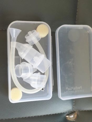 Pediaplus mouche bébé avec boîte transport et 3 embouts et 2 mousses