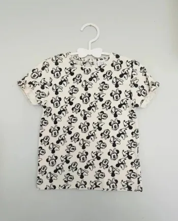 T-shirt manche courte crème à motif Minnie 3 ans - Disney