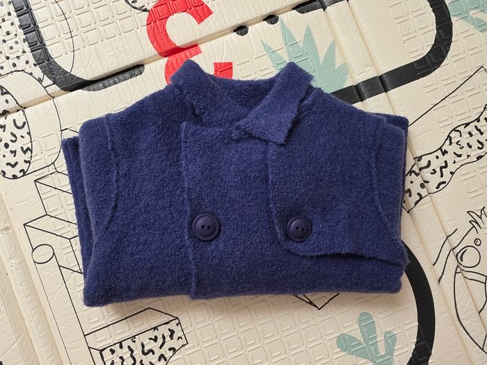 Veste caban bleu marine chevalier DPAM - photo numéro 7
