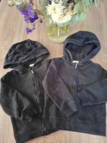 Lot de 2 vestes jogging garçon 4 ans