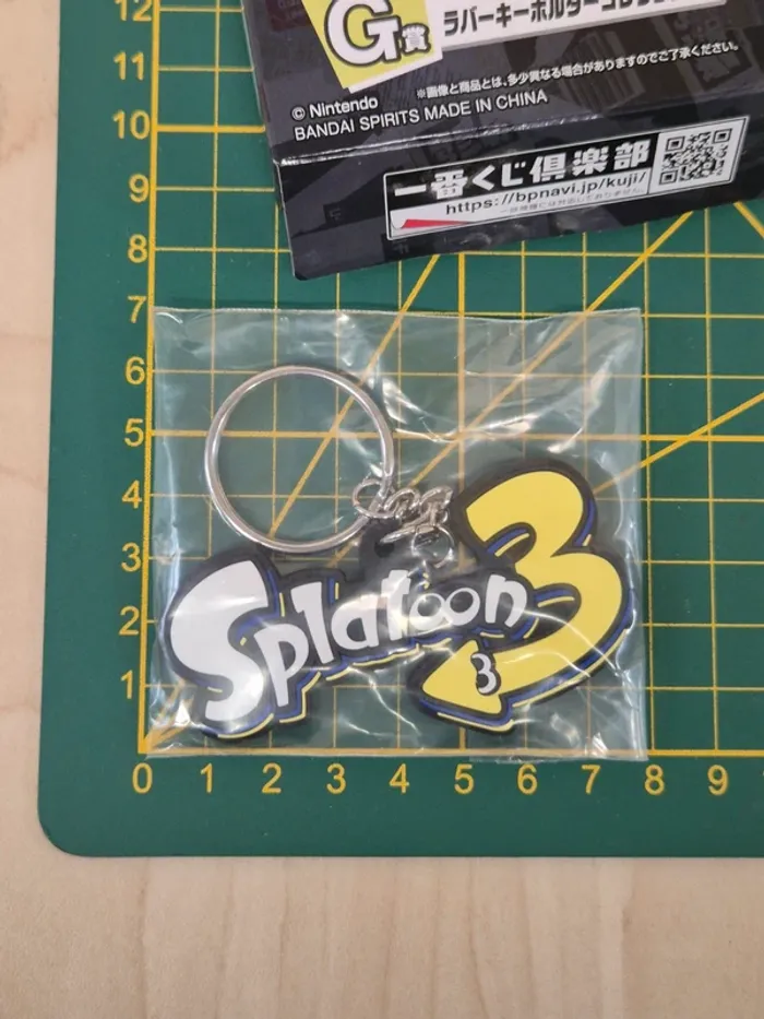 Porte-clés/ charm Splatoon 3 : Logo - photo numéro 5