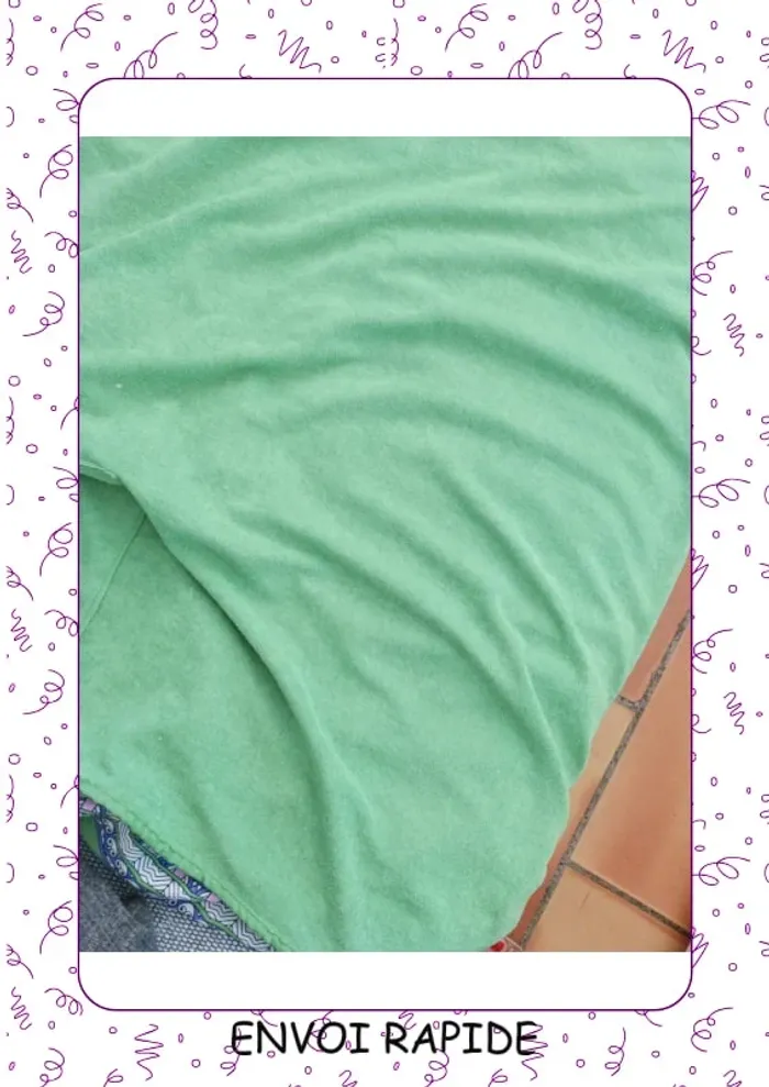 Serviette de plage en éponge et en satiné - photo numéro 5