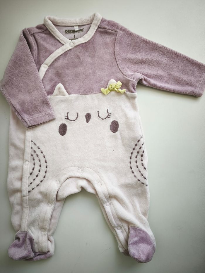 Lot de pyjamas bébé fille 1 mois - photo numéro 5
