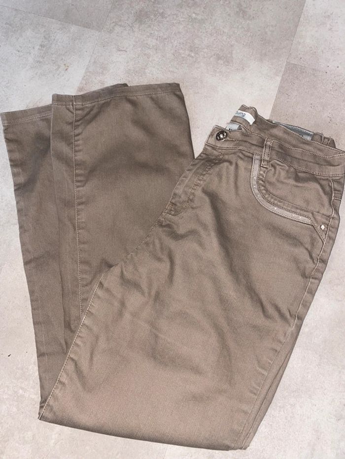 Pantalon beige marron