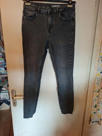 Jeans 38 gaspard  taille haute promod