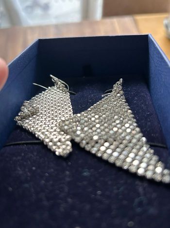 Boucles Swarovski original portée une seule fois