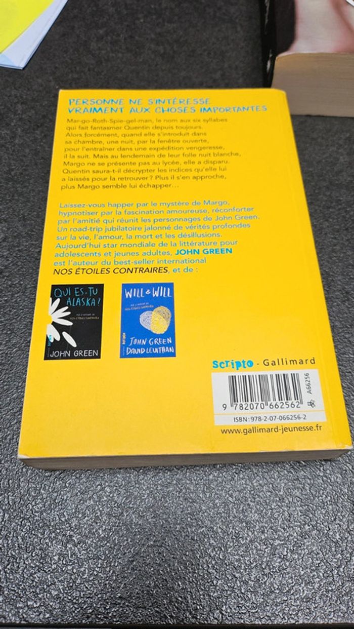 La face cachée de Margo
Livre de John Green (auteur de nos etoiles contraires) - photo numéro 2