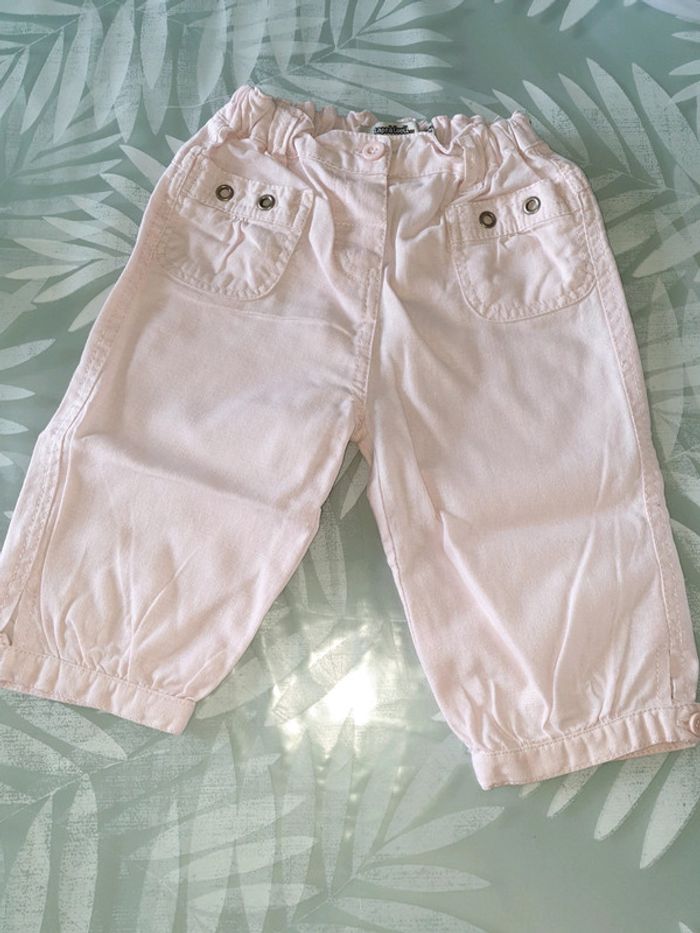 Pantacourt en lin Kiabi 24 mois