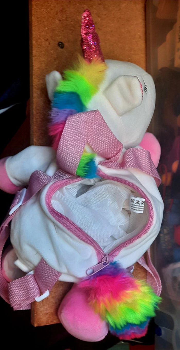Peluche Sac à dos Licorne flying tiger - photo numéro 10