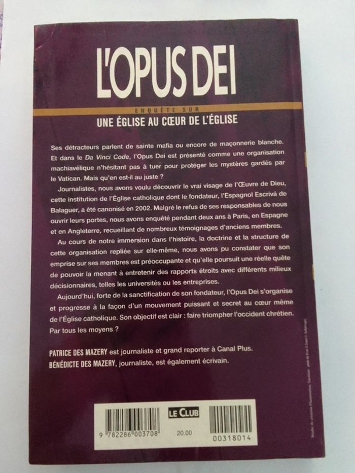 B. et P. des Mazery - L'Opus dei - photo numéro 2