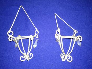 2 petites décorations à suspendre