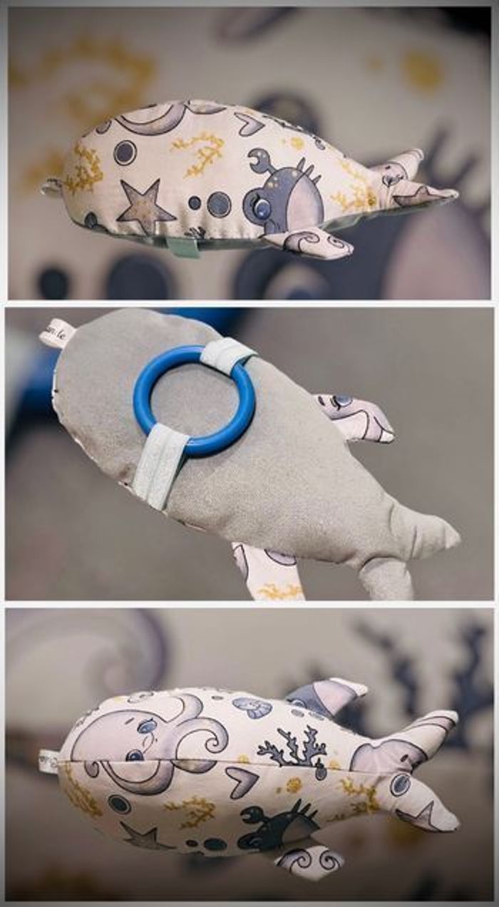 Doudou Baleine a grelot