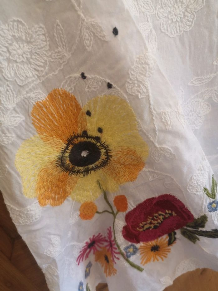 Robe Catimini en blanc colorée 6 ans - photo numéro 5