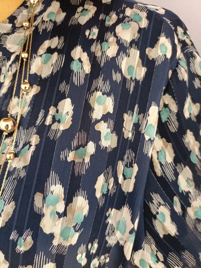 Robe midi bleu marine - photo numéro 2