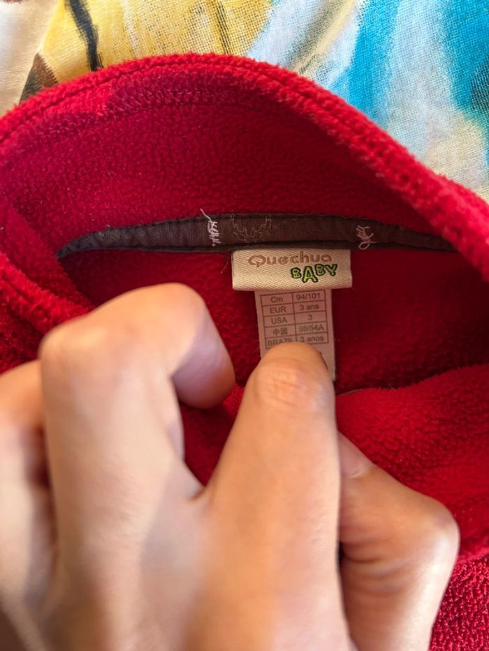 Veste polaire quechua 3 ans - photo numéro 2