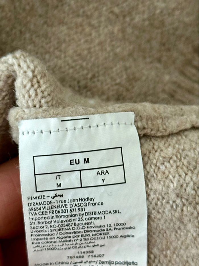 Robe pull beige Pimkie Taille M - photo numéro 8