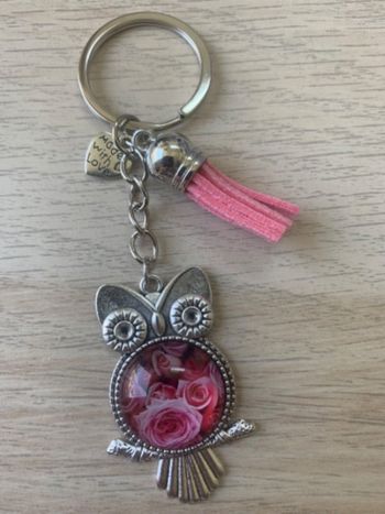 Porte-clés roses 🌹
