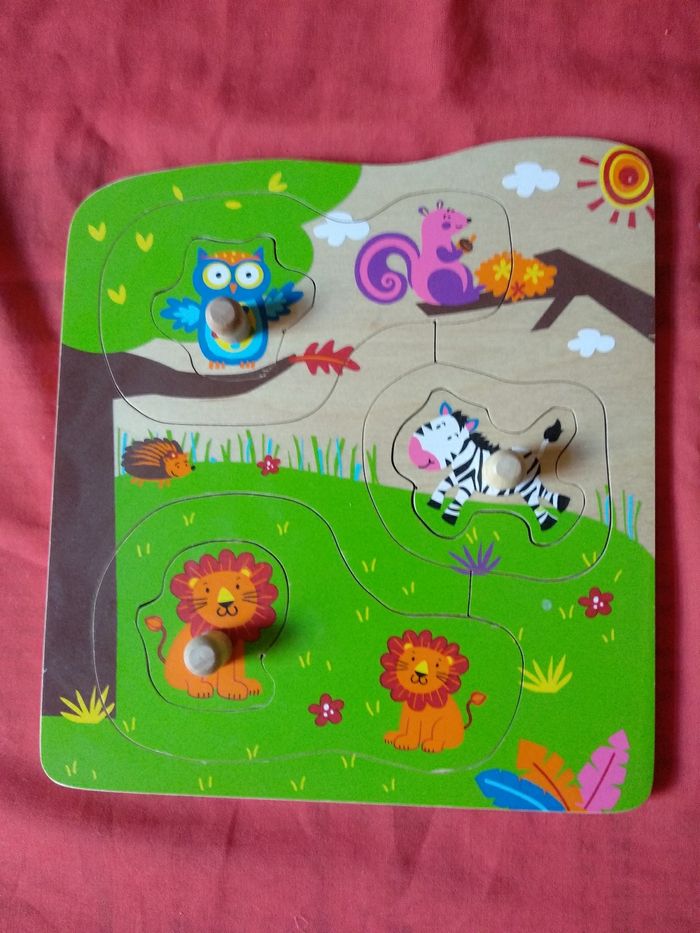 Puzzle en bois 1e âge