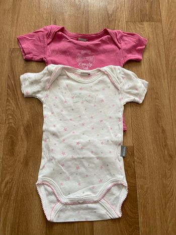 Lot de 2 bodies fille 3M