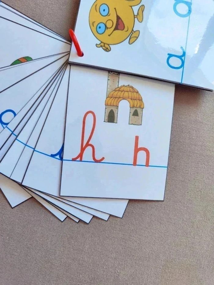 Grandes cartes de l'abécédaire des alphas Montessori - photo numéro 3