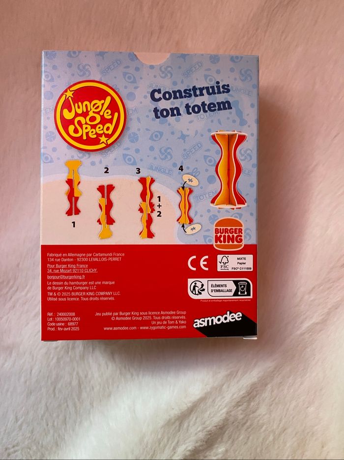 Jeu jungle speed Burger King - photo numéro 2