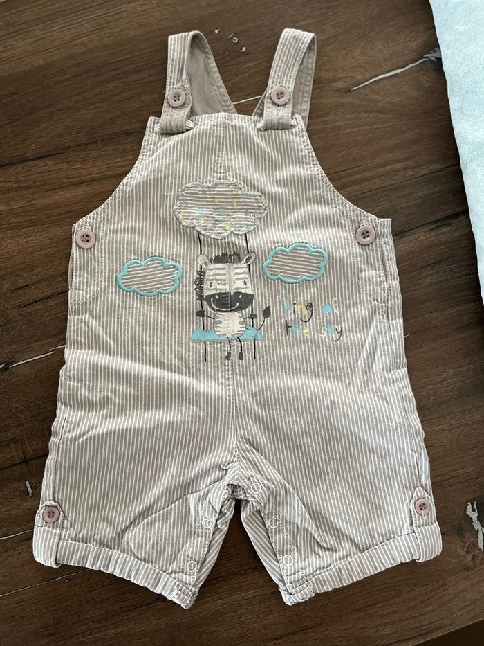 Salopette short bébé garçon