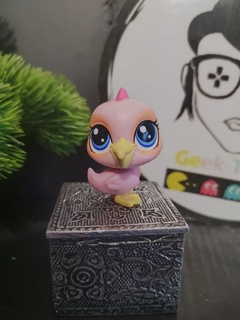 Lps0348 My Littlest Petshop Pet Shop LPS  Hasbro Pélican Pinky Pelli 60