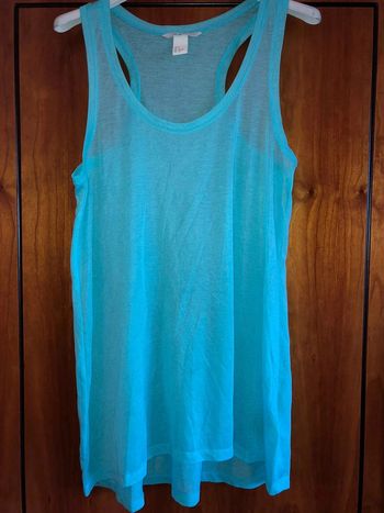 Débardeur bleu 36/38/40 H&M