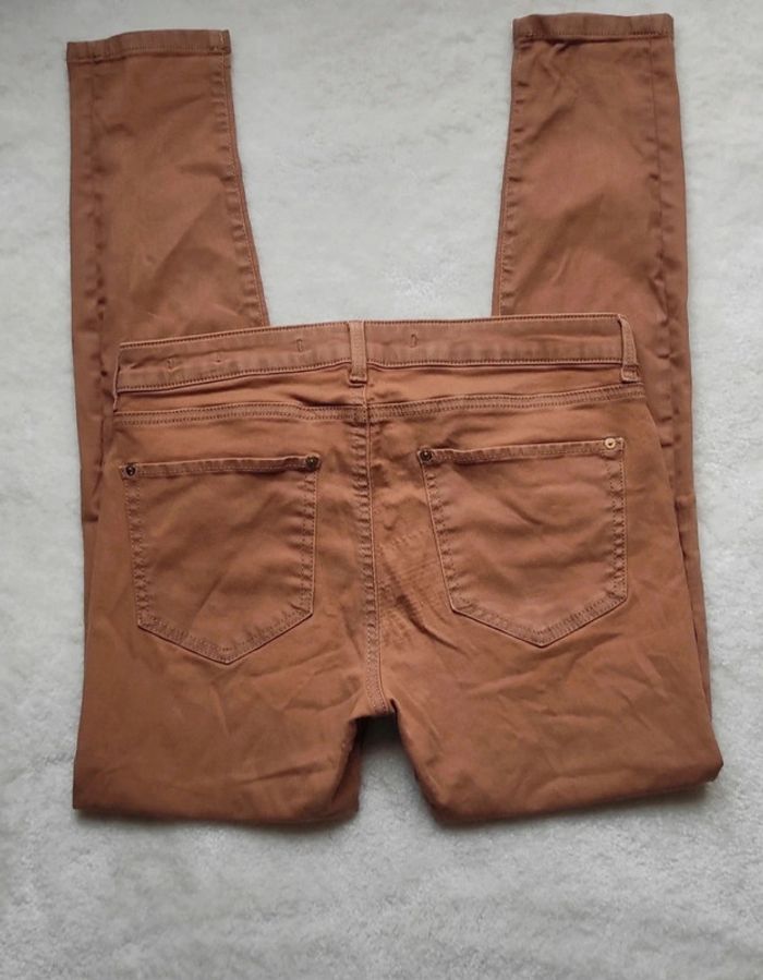Jean Zara Camel 38 slim fit - photo numéro 2