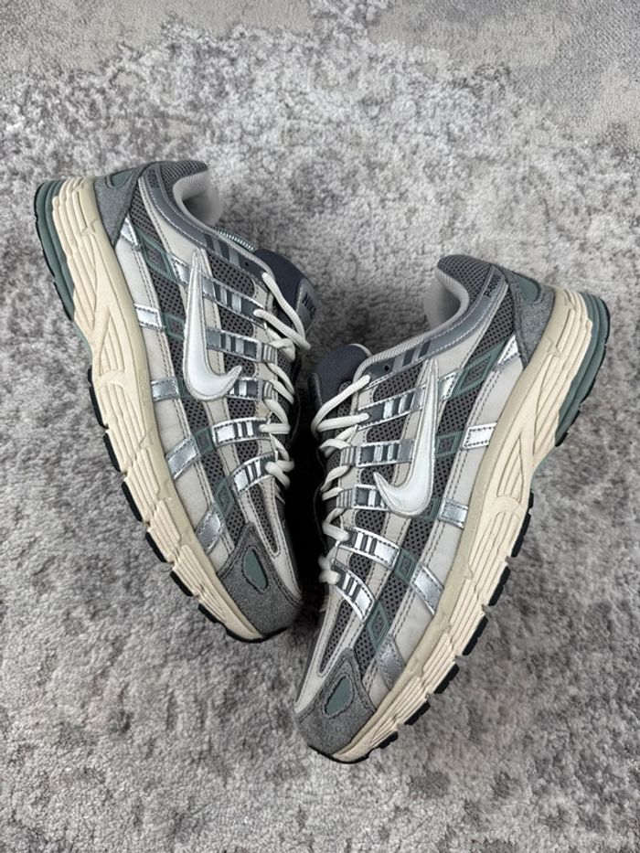 Nike P-6000 Running - Flat Pewter - Grey & Beige & Green