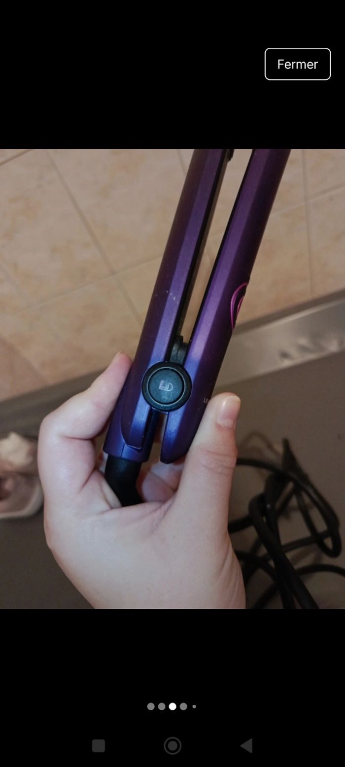 Lisseur cheveux violet Lee stafford - photo numéro 3