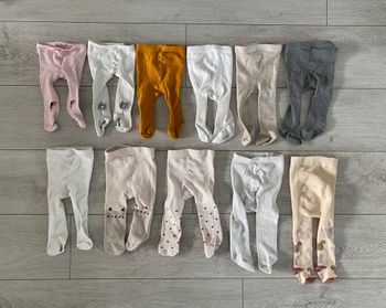 Gros lots de 11 collants (0 -12 mois)