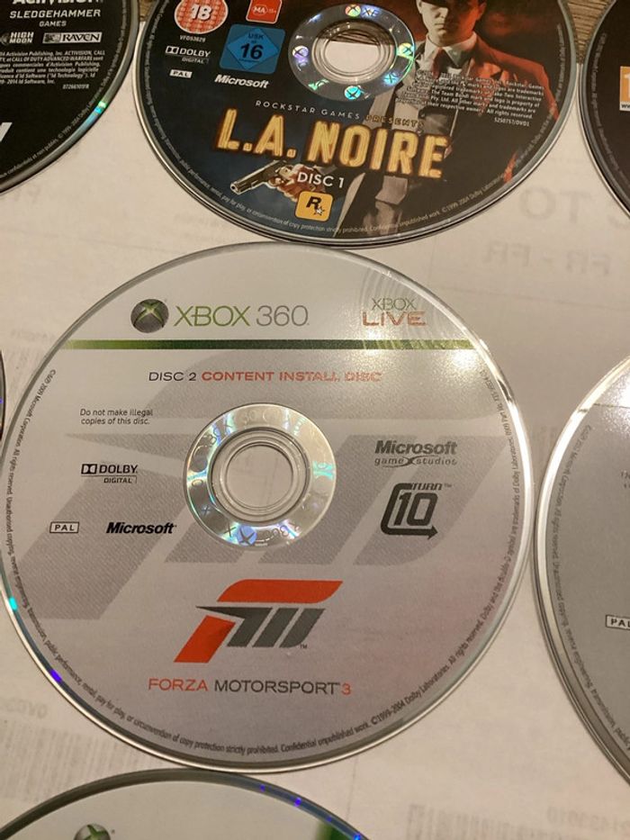 lot de 15 CD jeux ou cd installation Xbox 360 Microsoft à compléter marche parfaitement - photo numéro 7