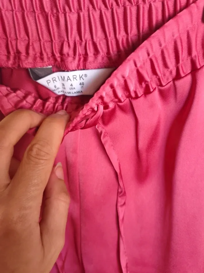 Pantalon rose satin - photo numéro 3