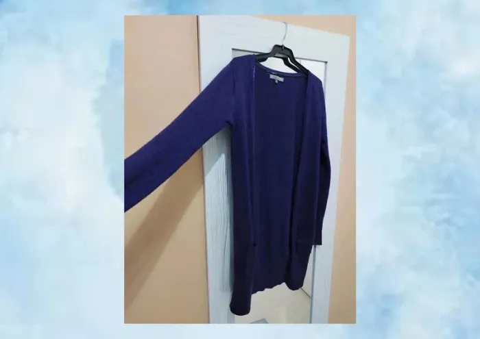 Bonito cárdigan de Bershka morado - photo numéro 2