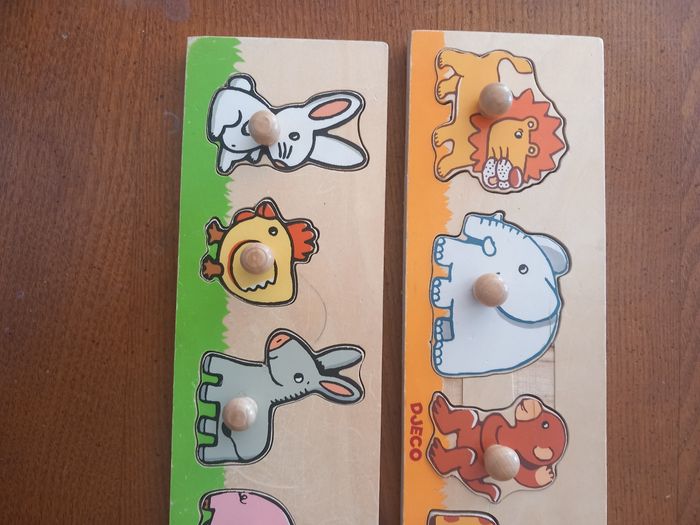 Lot 2 puzzles en bois - photo numéro 3