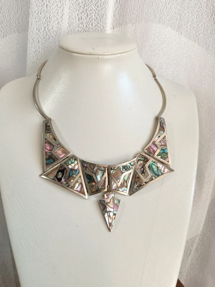 Alpaca Mexique | Collier vintage - photo numéro 2