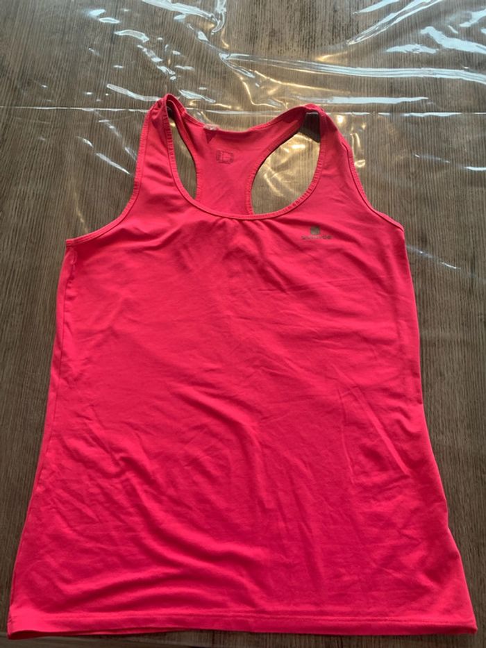 Débardeur de sport rose fushia