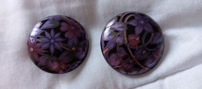 Clips d'oreilles inspi 70's - photo numéro 4