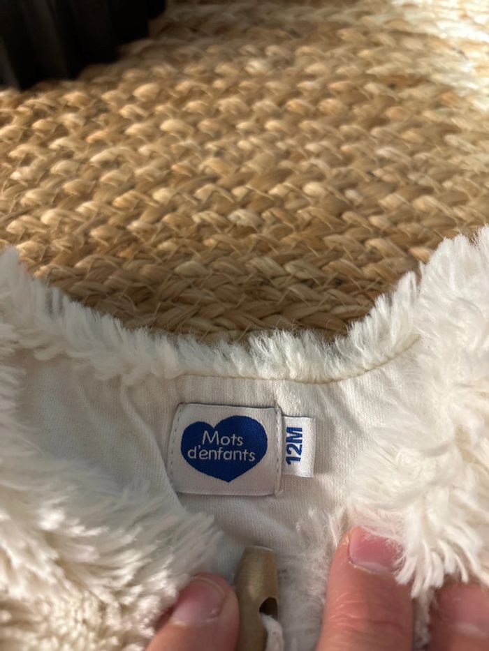 Gilet sans manches bébé fille taille 12 mois - photo numéro 3