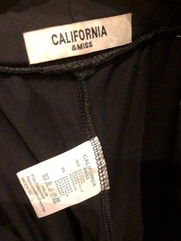 Short noir 95% coton pour femme M California &MISS - photo numéro 4