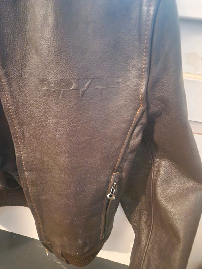 Veste en cuir royal wear - photo numéro 5