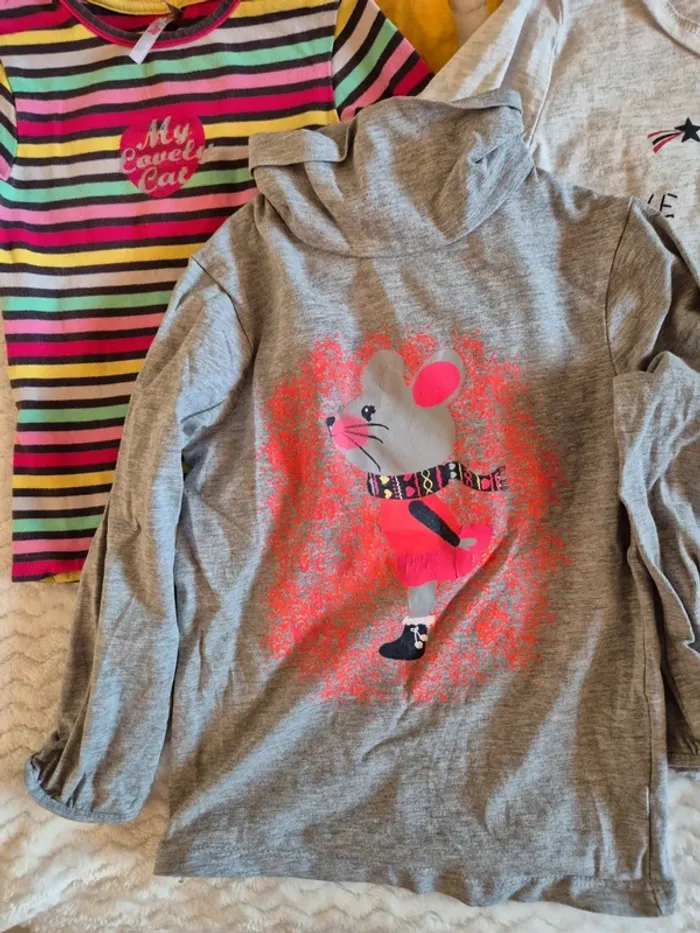 Lot 5 Tee-shirts manches longues 3 ans - photo numéro 2