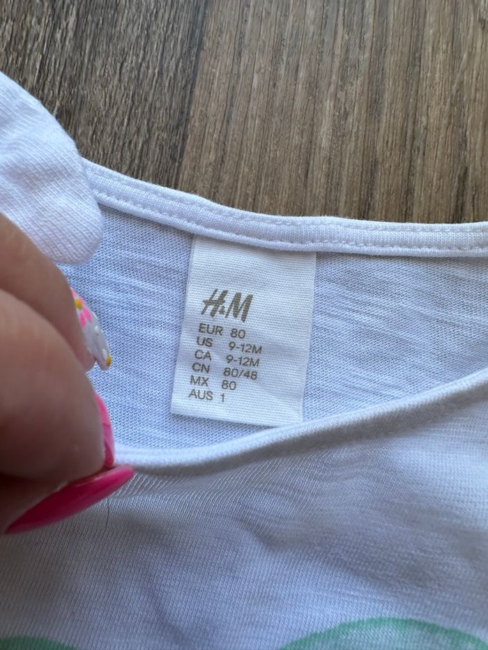 - Tee shirt H&M - 12 mois - Très bon état - photo numéro 2