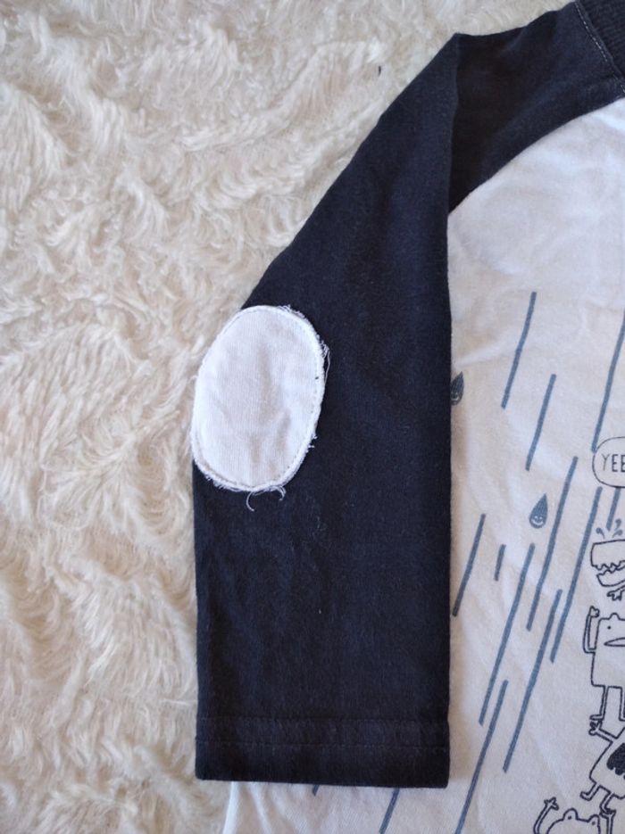 Tee shirt chemise manches longues Garçon 6 mois Pluie Kiabi - photo numéro 3