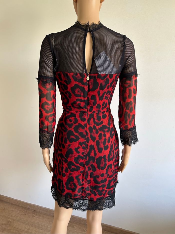 Robe imprimée rouge et noire neuve Jus d’Orange taille 1 - photo numéro 5